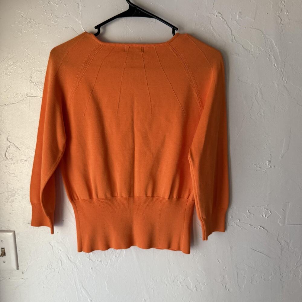 Grace Elements Sweater Y2k Medium Button Front Ca… - image 7